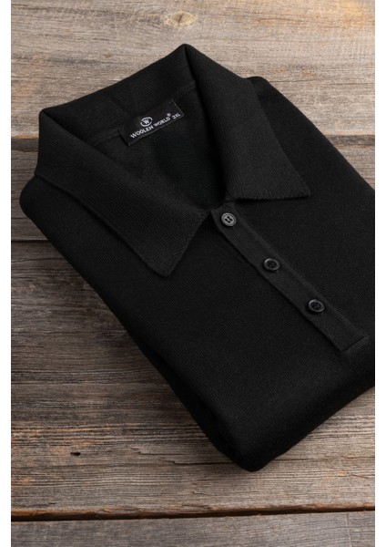 Polo Yaka Battal (Büyük Boy) Yünlü Triko Kazak fiyatları