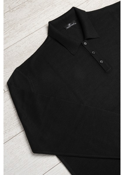 Polo Yaka Battal (Büyük Boy) Yünlü Triko Kazak indirimleri