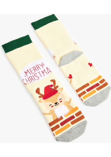 Yılbaşı Temalı Havlu Soket Çorap fiyatları