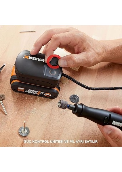 WA7160 Makerx 20VOLT Hub Devir Ayarlı Adaptör (Akü Dahil Değildir) indirimleri