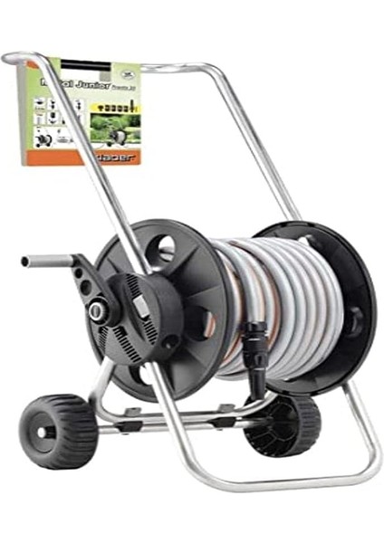 8863 Metal Junior Pronto 30 Hortum Arabası- 30 Metre Hortumlu