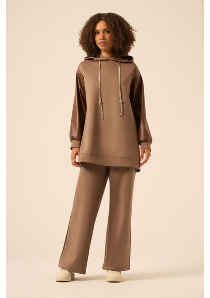 Bayan Kollar Deri Oysho Takım Açık Kahve 31245 modelleri