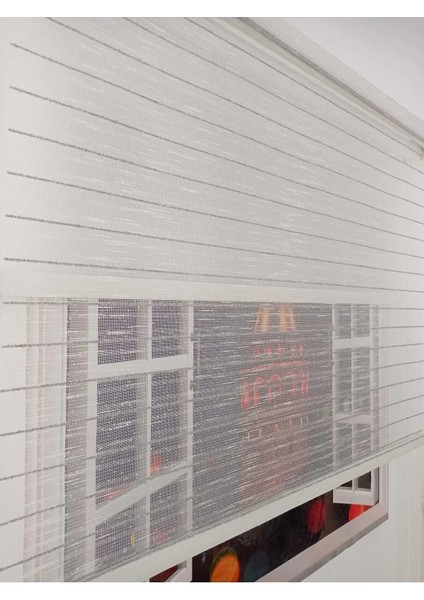 Çift Mekanizmalı Tül Stor Perde