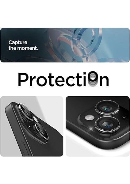 iPhone 15 / 15 Plus / 14 / 14 Plus Kamera Lens Camı Koruyucu Glas.tr Ez Fit Optik Pro (2 Adet) Crystal Clear - AGL06918 modelleri