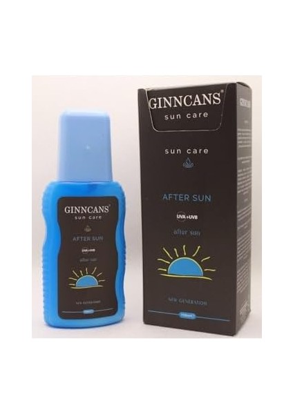 Cosmetıc & Cosmetıcs By Gınncans Sun Güneş Koruyucu Krem Uva+Uvb Güneş Sonrası Ferahlatıcı ve Serinletici Losyon 150ML