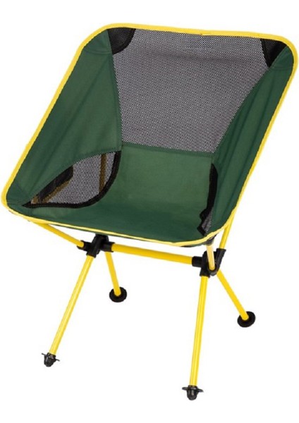 Pratik Cepli & Çantalı Kamp Sandalyesi Yeşil / Sarı modelleri