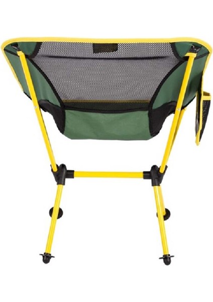 Pratik Cepli & Çantalı Kamp Sandalyesi Yeşil / Sarı fırsatları