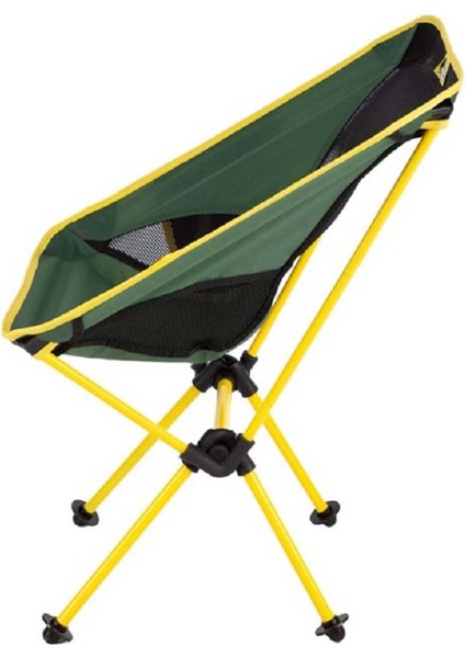 Pratik Cepli & Çantalı Kamp Sandalyesi Yeşil / Sarı