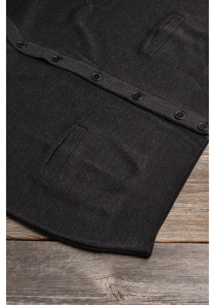 Cepli V Yaka Battal (Büyük Boy) Düğmeli Yünlü Triko Yelek fiyatları