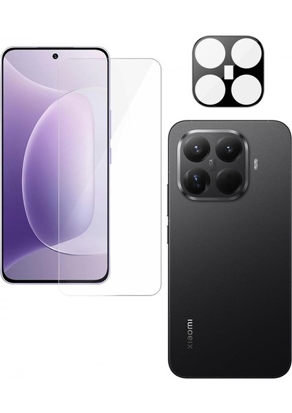 Xiaomi 15T Pro Kamera Lens Koruyucu + Ekran Koruyucu