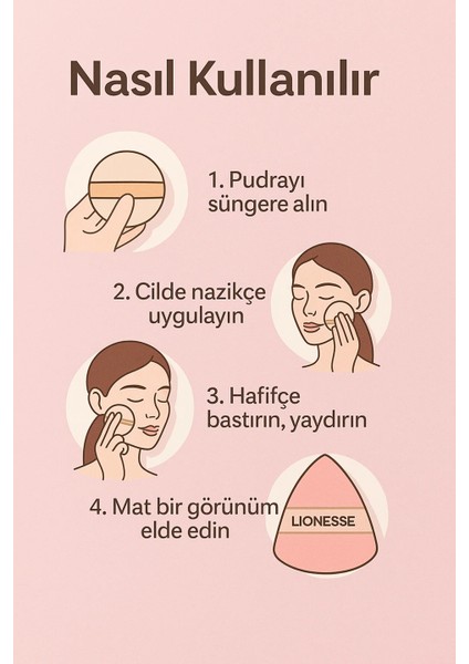 Premium Makyaj Süngeri Seti – Kadife Dokunuş & Hassas Uygulama indirimleri