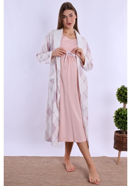 Pudra %100 Pamuk Hamile Lohusa Set fiyatları