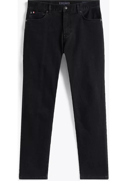 Erkek Denton Düz Kesim Jean Pantolon - Siyah indirimleri