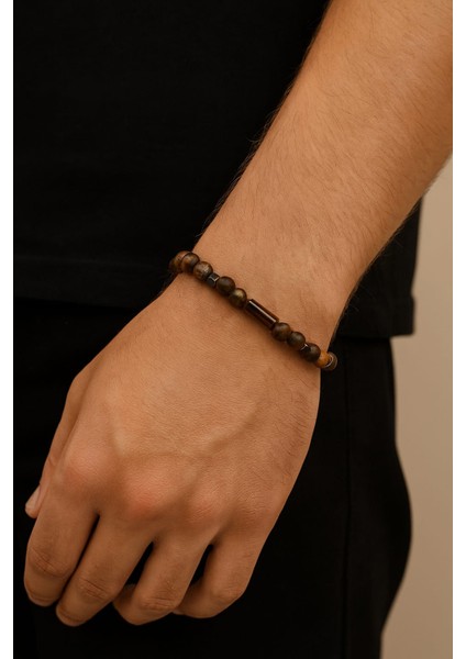 KPLN-BLK01 Kaplan Gözü Taş Bileklik modelleri