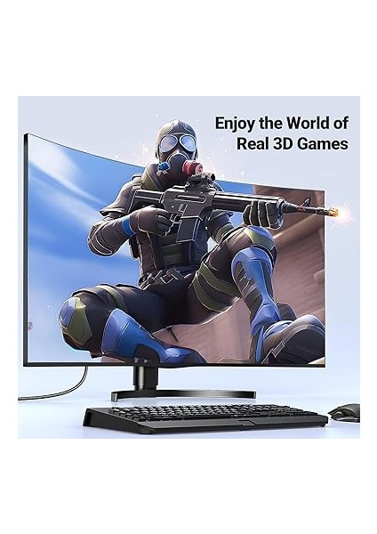 4K HDMI Kablosu Arc 3D Ethernet Için Ps5 Xbox Series S DVD Monitör (2m) fırsatları