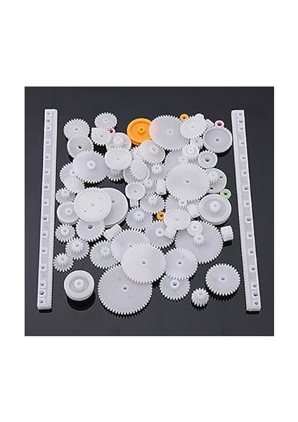75 Parça Plastik Dişli Çark Seti (Dc Motor - Dıy - Hobi Seti) fiyatları