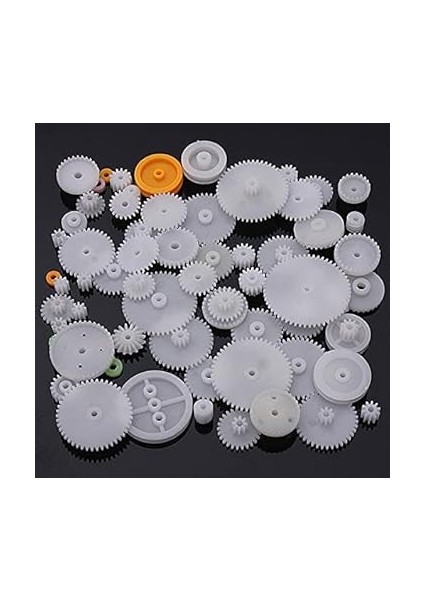 75 Parça Plastik Dişli Çark Seti (Dc Motor - Dıy - Hobi Seti) modelleri