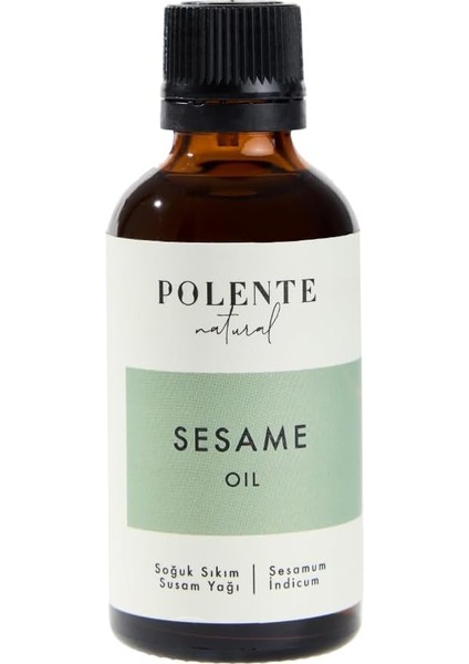Polente Natural - Susam Yağı - Soğuk Sıkım (50 Ml)