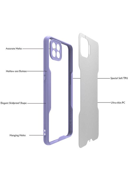 Oppo Reno 4 Lite Kılıf Nxxa Parfe Kapak-Mor modelleri