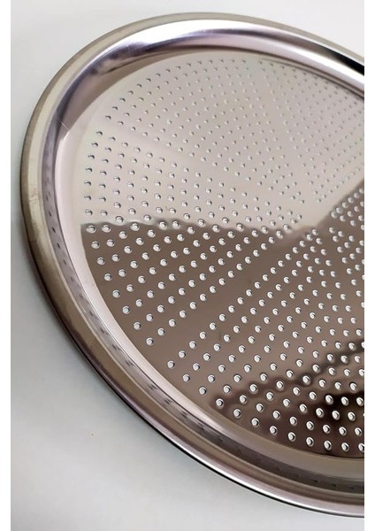 Home Paslanmaz Çelik Pizza Tepsisi,delikli Lahmacun ve Pizza Tavası,fırın Tepisisi (28 Cm) indirimleri