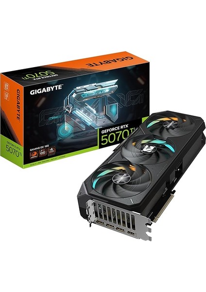 Geforce Rtx 5070 Ti Gamıng Oc 16G Ekran Kartı 16 GB Gddr7 256-BIT Pcıe 5.0 Wındforce Cooling Rgb Fusion 3x Displayport 1x HDMI