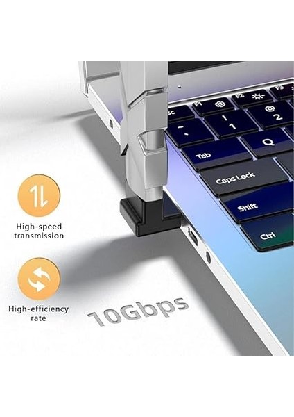 90 Derece Adaptör, 2 Paket 3.1 USB Erkek - Dişi Dik Açı Uzatma Adaptörü, Sabit Disk, Klavye, Dizüstü Bilgisayar Için Tip A - Usb-A Bağlayıcı Adaptörleri, Destek 3A Şarj Otg Veri Aktarımı modelleri