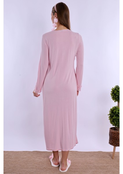 Pembe Hamile Lohusa Gecelik modelleri