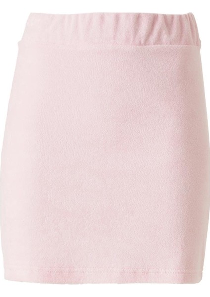 Havlu Kumaş Etek Pembe