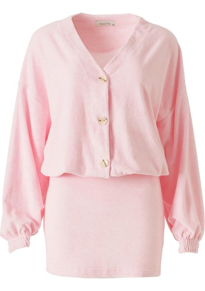 Havlu Kumaş Etek Pembe modelleri