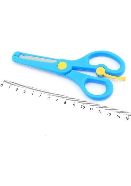 3 Adet Çocuk Makası Küt Uçlu Yaylı Plastik Korumalı Okul Öğrenci Makası, Nistabolje modelleri