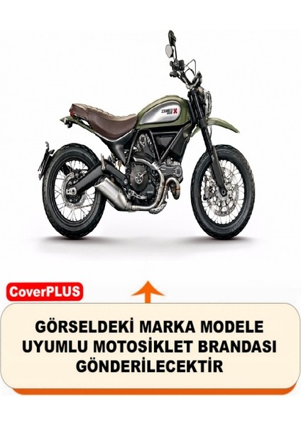Ducati Scrambler Urban Enduro Branda Motosiket Brandası (Gri Renk) Motor Örtüsü Çadır Su Geçirmez Motosiklet Kılıfı Motor Brandası fiyatları