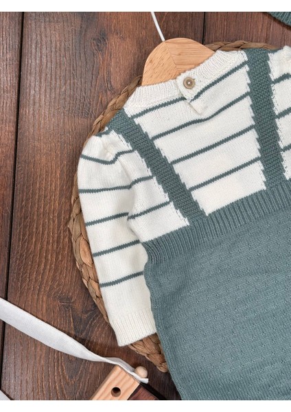 Pamuklu Triko Şapkalı Tulum 2li Erkek Bebek Takım fırsatları