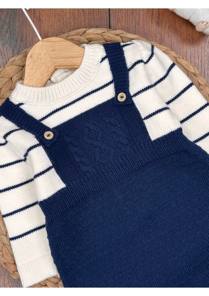 Pamuklu Triko Şapkalı Tulum 2li Erkek Bebek Takım fiyatları