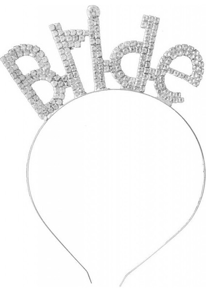 Taç Metal Taşlı Brıde Gümüş Pk:1