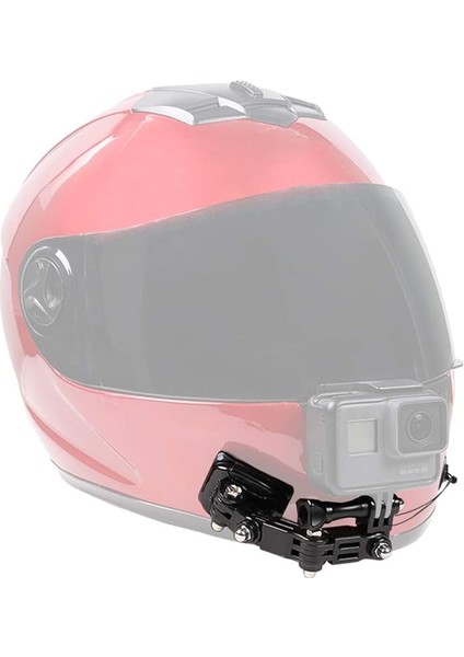 Gopro Hero Için Kask Dağı 10/9/8/7/ (2018) /6/5 Siyah, Apeman/crosstour/akaso/victure/cooau/campark/djı Osmo Eylem Kameralar