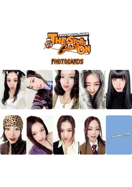 Twıce '' Ten : The Story Goes On '' Photocards Set Pob 2