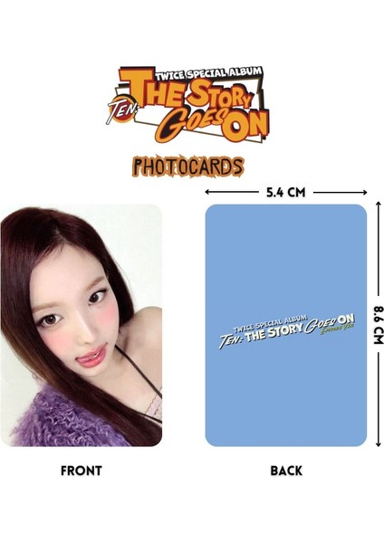 Twıce '' Ten : The Story Goes On '' Photocards Set Pob 2 fiyatları