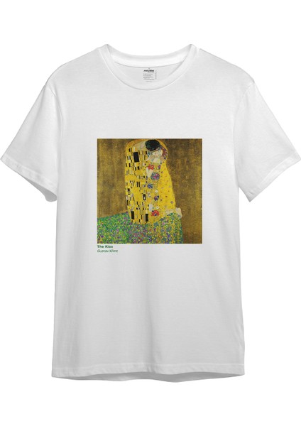 The Kiss Tişört - Beyaz