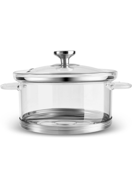 York Borosilikat Cam Tencere 20 cm