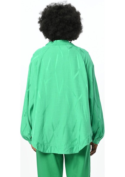 Yeşil Oversıze Kesim Rahat Kimono Ceket indirimleri
