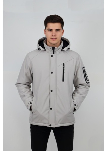 Erkek Kapüşonlu Spor Mont Regular Fit 3013 BGL-ST04908