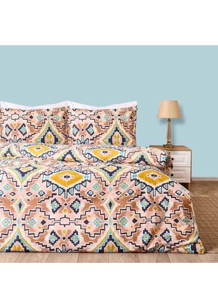 Soft Acus Çift Kişilik Nevresim Takımı - Renkli