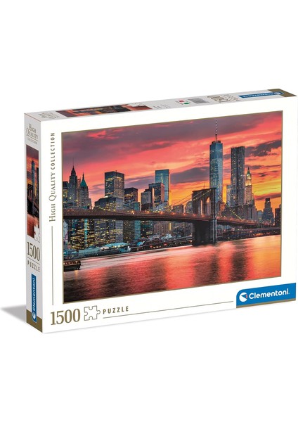 - 31693 - Alacakaranlıkta River At Dusk, 1500 Parça Yapboz 10 Yaşındaki Yetişkinler ve Çocuklar Için, Tüm Aile Için Beceri Oyunu