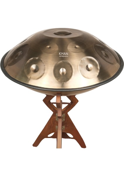 Mutant | 12 Nota Handpan – Re Minör | El Yapımı Çelik-Titanyum Enstrüman