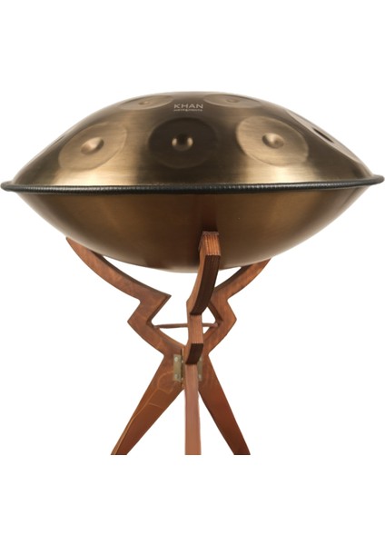 Mutant | 12 Nota Handpan – Re Minör | El Yapımı Çelik-Titanyum Enstrüman fırsatları