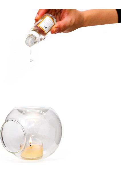 Cam Buhurdanlık ve Tealıght Seti