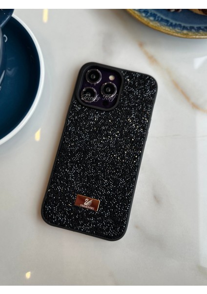 iPhone (12 Pro Max) Uyumlu Lüks Taşlı Kılıf