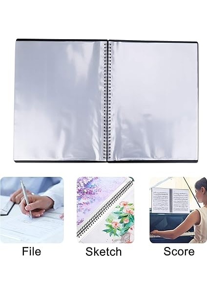 Müzik ve Müzik Notaları Için Nota Klasörü, Müzik ve Müzik Notaları Için Plastik Konser Klasörü indirimleri