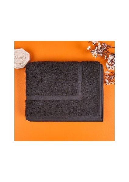 Soft Samantha Ayak Havlusu - Antrasit - 50X80 cm