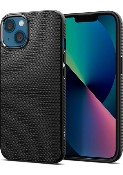 iPhone 13 ile Uyumlu Kılıf Liquid Air Matte Black - ACS03519